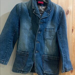 Carols denims brand ladies denim jean jacket size medium
